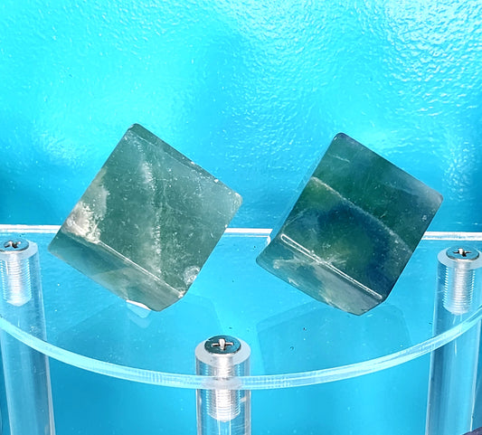 Fluorite Floating Cubes