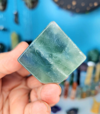 Fluorite Floating Cubes