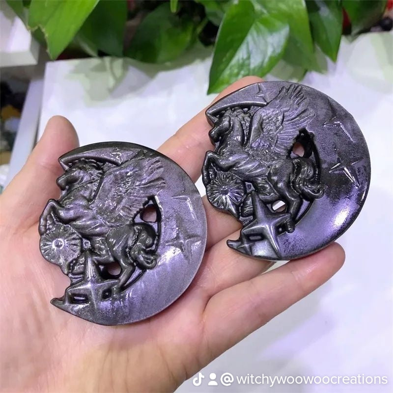 Silversheen Obsidian Unicorns