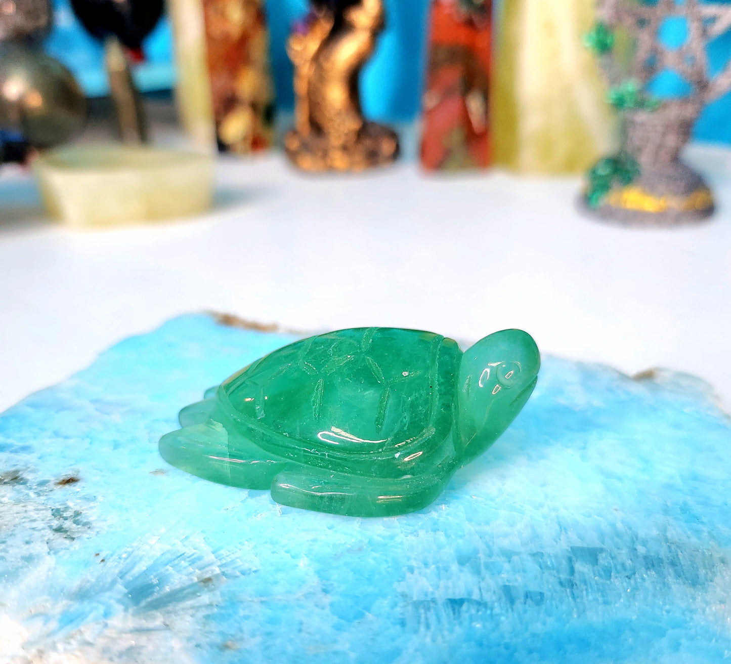 2.5” Natural Crystal Sea Turtles