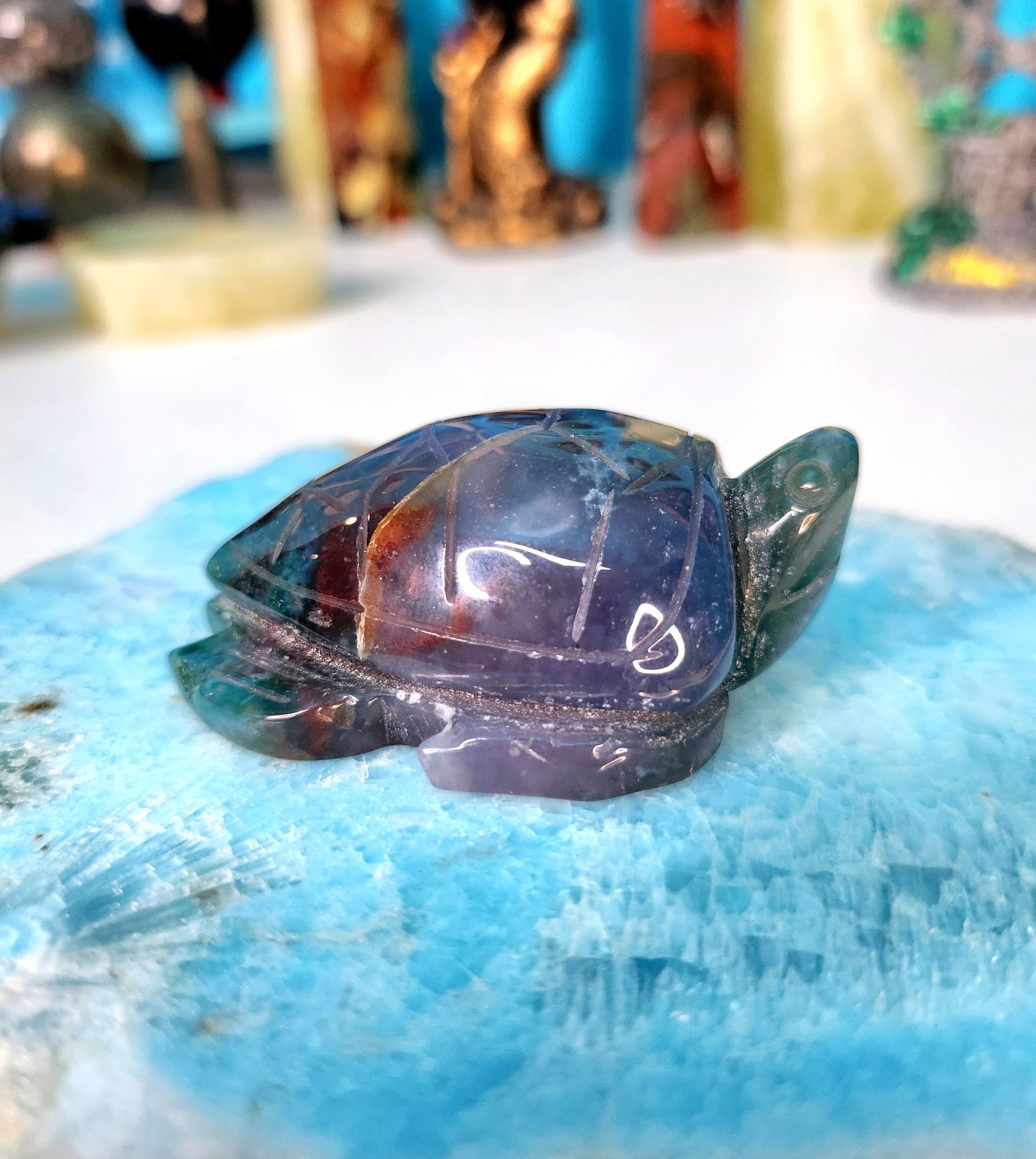 2.5” Natural Crystal Sea Turtles
