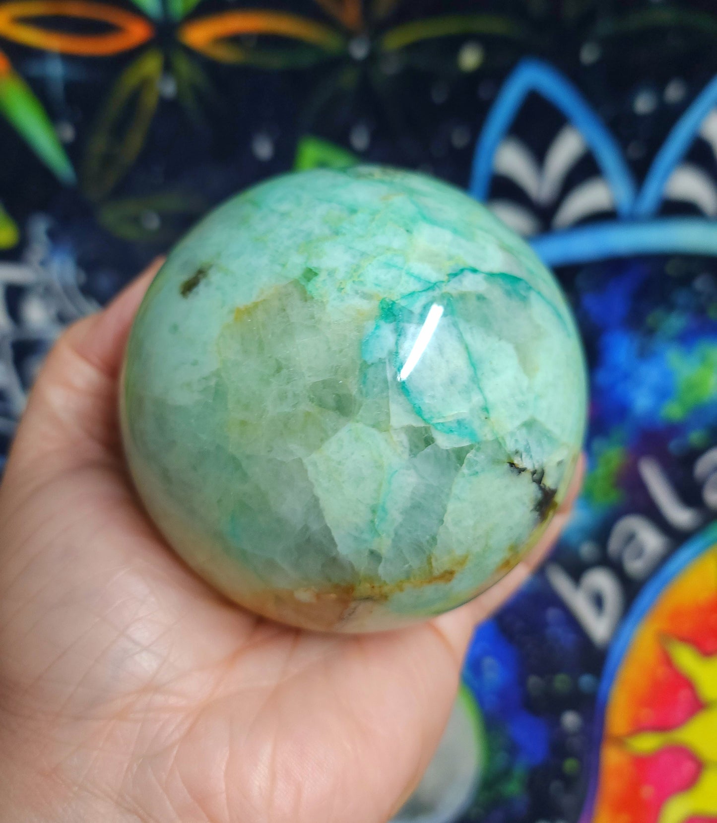 Turquoise & Malachite Sphere