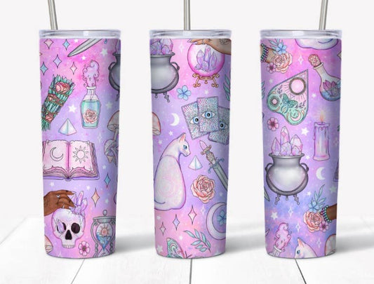 Pastel Witchy Goth Tumbler