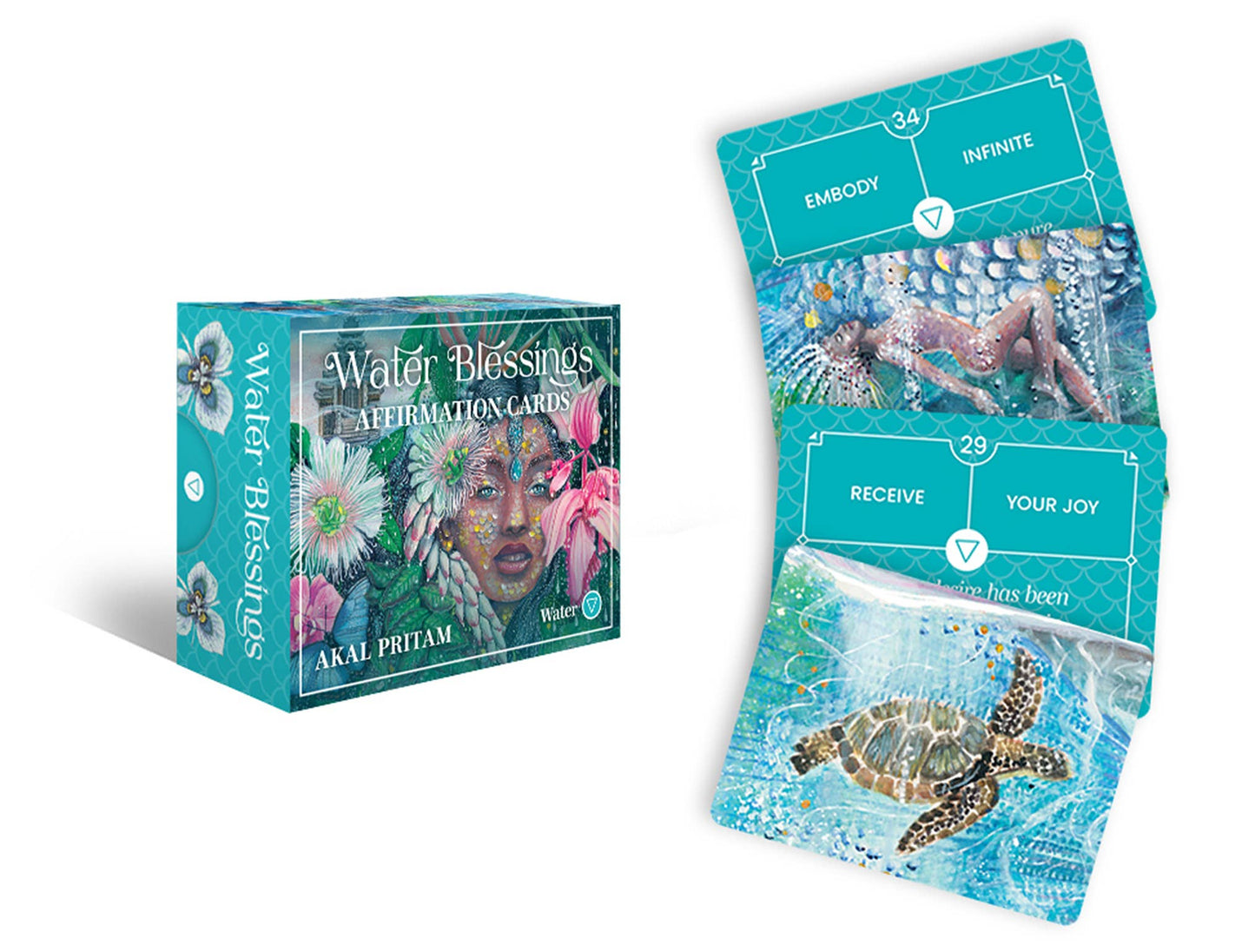 Water Blessings (40 Full-Color Affirmation Cards)