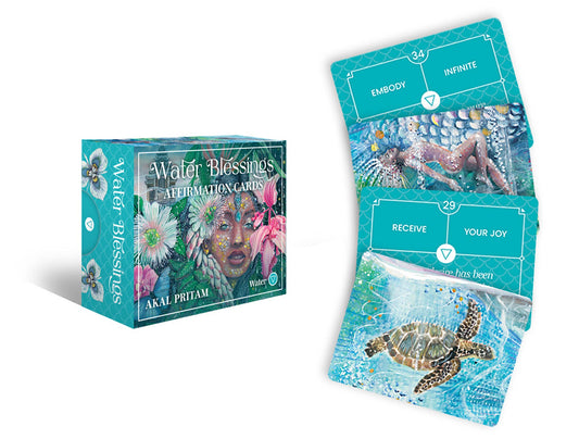 Water Blessings (40 Full-Color Affirmation Cards)