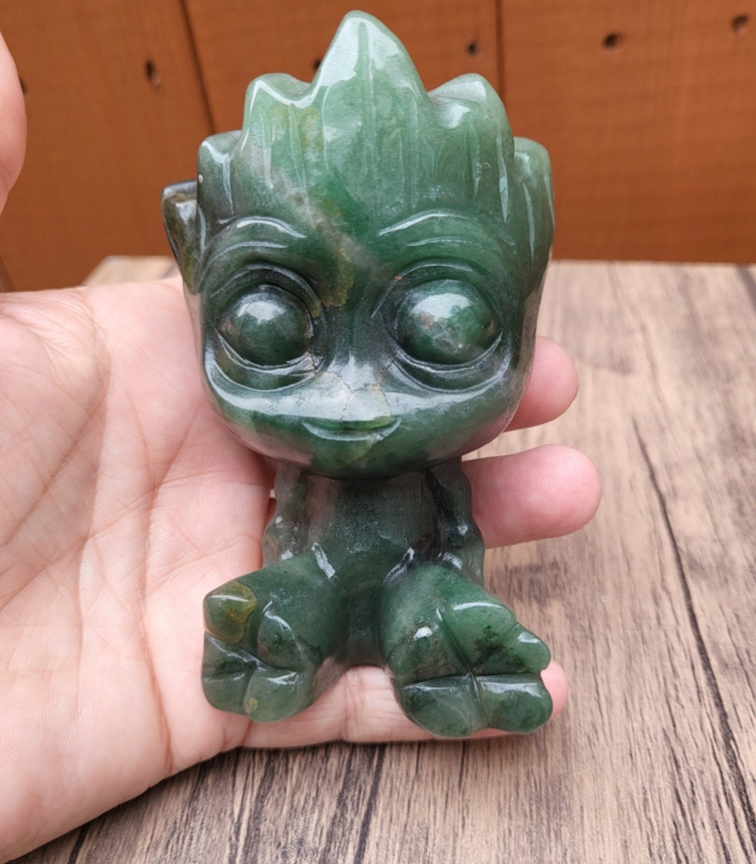 Baby Groot carving