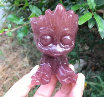 Baby Groot carving